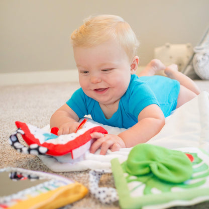 Sassy Reversible Soft Sensory Activity Panels, 4Count, Ages 0+ Months