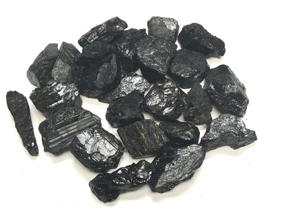 Zentron Rough Black Tourmaline Stones Large 1" Pieces (1/2 Pound)