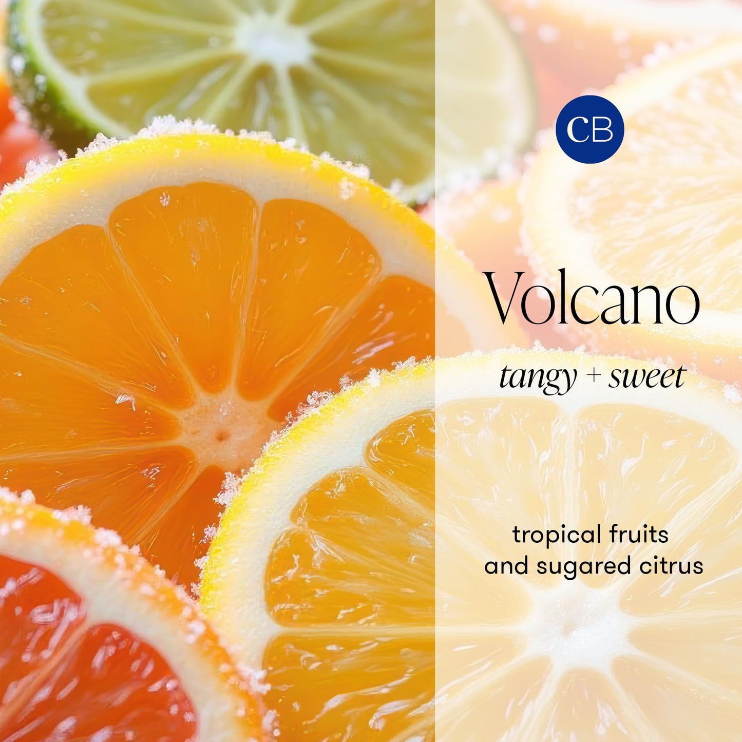 Capri Blue Volcano Scented Candles - Luxury Glass Jar Candles for Home Scented with Tropical Fruit & Sugared Citrus - Soy Wax Blend - Capri Blue Volcano - White Color (19 oz)