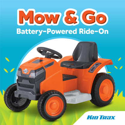 Kid Trax 6V Mow and Go Ride On Lawn Mower - Electric Cars for Kids, Toddler Outdoor Toys, Toddler Car, Kids Ride On Toys, Easy Drive, Durable, Ages 18-30 Months, Max Weight 44 lbs. 1.5 MPH