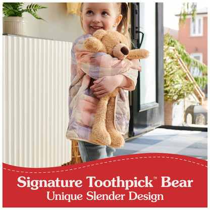 GUND Toothpick Classic Teddy Bear, Premium Stuffed Animal for Ages 1 and Up, Beige, 15”
