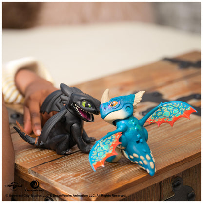 DreamWorks Dragons, How to Train Your Dragon, Roaring Minis Deadly Nadder, Interactive Toy with 25 Sounds, Kids Toys for Boys & Girls Ages 4 & up