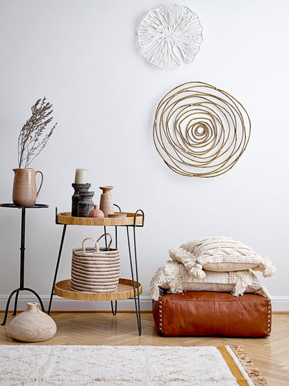 Creative Co-Op Handmade White Coral Shaped Paper & Metal Wall Décor (Set of 3 Sizes)