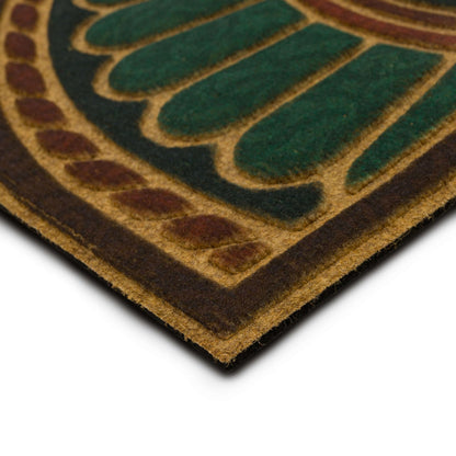 Mohawk Home Swirl Style Casual Ornamental Rust 2' X 3' All Weather Outdoor Door Mat Perfect for Porch, Garage