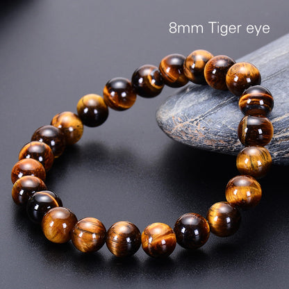 Cryhand Lava Rocks Tigers eye Bracelets For Men Tiger Eye Lava Rocks Bracelets For Women Special Day Gifts Birthday Gifts for Female, Best Friend Friendship Gifts for Woman, Jewelry for Girl