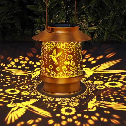 Mothers Day Gifts Solar Lanterns Outdoor Waterproof Hummingbird Solar Lights Garden Decor Gifts for Mom,Women,Grandma,Outdoor Light with Outside for Garden,Patio,Yard,Backyard,Porch