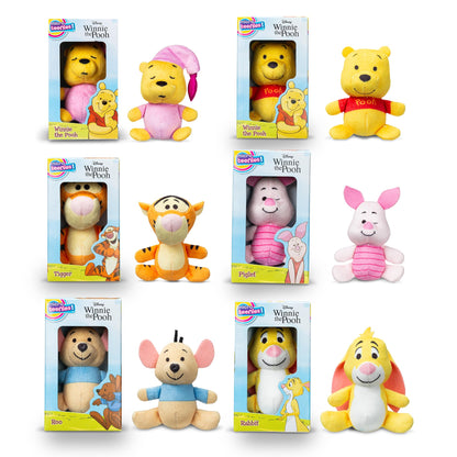 Micro Teenies Winnie The Pooh and Pals 6 Pack - Miniature Plush Figure, Suffed Animal, Toy Mini Soft Figure for Kids, Girls and Boys Ages 4+