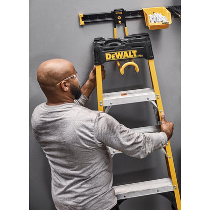 DEWALT Tool Organizer, Ladder Hook, 25lb Capacity, DEWALT Workshop Storage System Compatible (DWST82810)