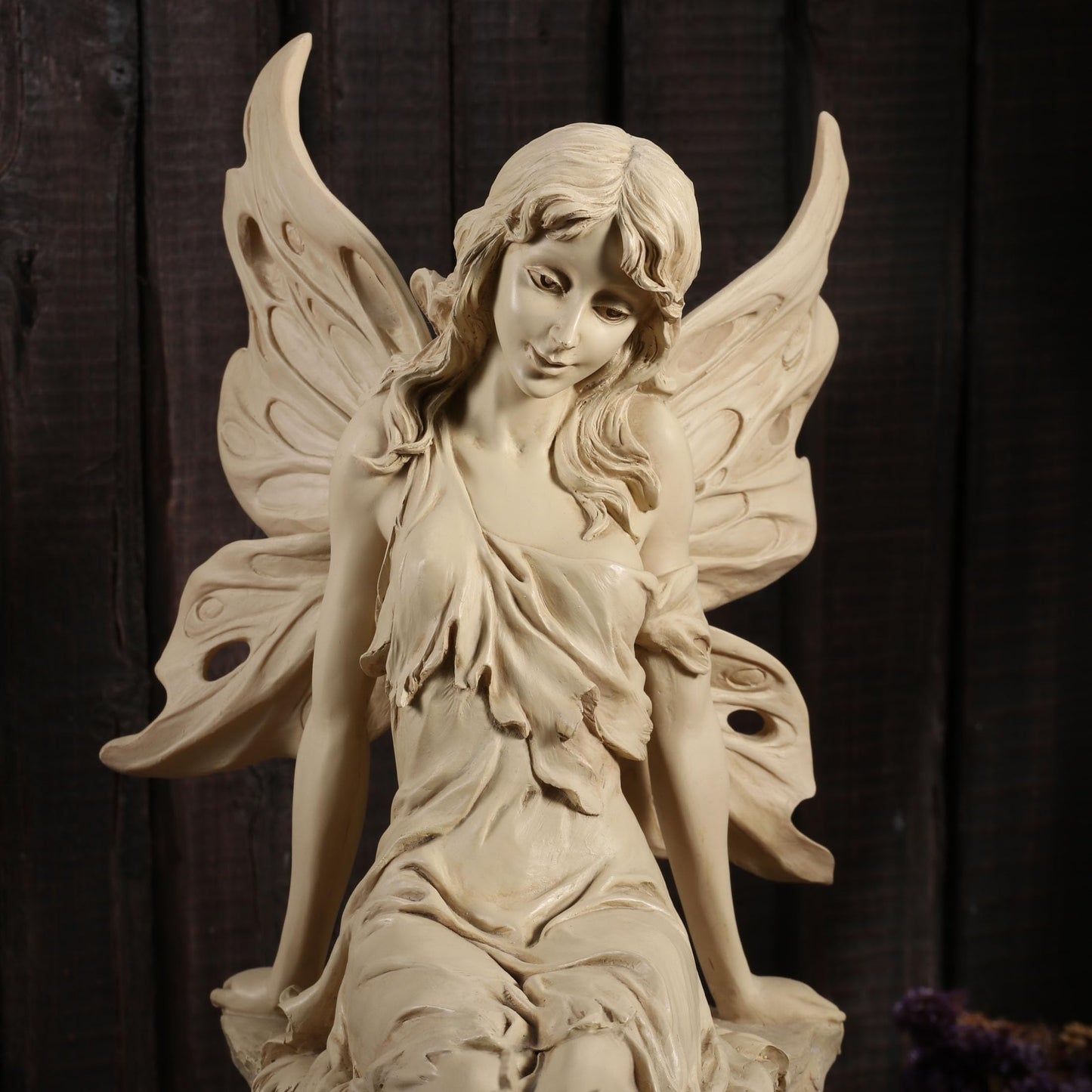 Veronese Design 14 1/4 Inch Twinkle Toe Butterfly Fairy Garden Decoration Resin Sculpture