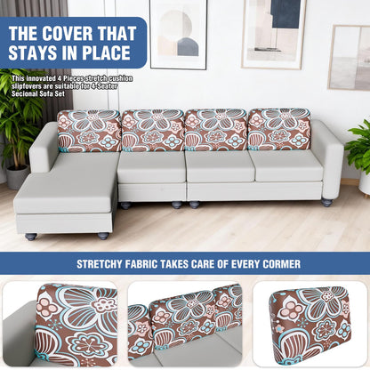 Gdmhy Stretch Couch Cushion Covers for Individual Sofa Seat Cushion,Washable Cushion Slipcover for Chair Loveseat Sofa Cushion,Furniture Protector Sofa Cover(Backrest or Seat)