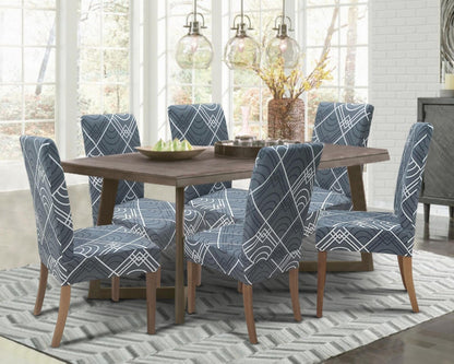 SPRINGRICO Chair Covers for Dining Room Set of 4, Stretch Dining Chair Cover, Washable Spandex Kitchen Parsons Chair Slipcovers, Removable Seat Protector for Home or Party (4 Pack, Bora Bora)