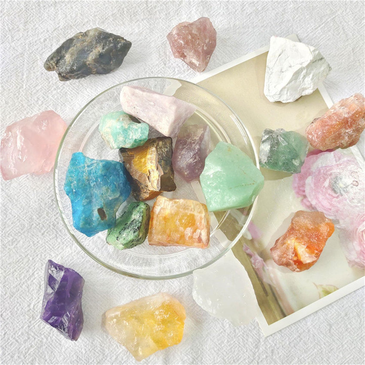 Dragon Blood Raw Crystals Healing Crystals Natural Rough Stones 1.2-2" for Tumbling, Fountain Rocks, Yoga, Meditation, Polishin, Gift 16
