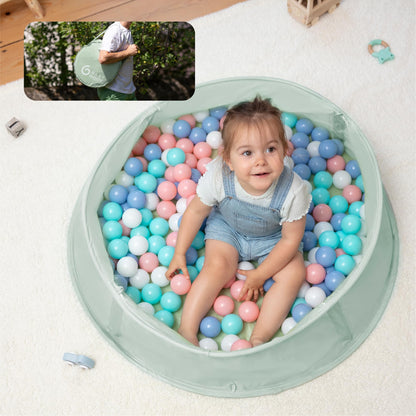 Babymoov Aquani 3-in-1 Infant & Baby Beach Tent & Pool, UV Protection Sunshade, Pop-Up Play Area & Portable Outdoor Paddling Pool, Provence