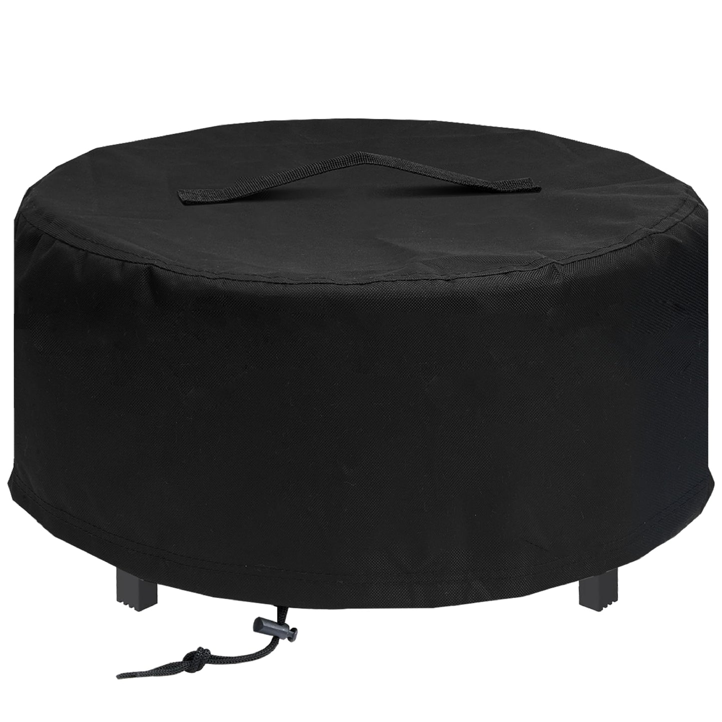 MAVINCHER Fire Pit Cover for Solo Stove - Surround Tabletop Shelter, Elevation for Ranger & Bonfire Fire Pits, Black, 44" D x 20" H