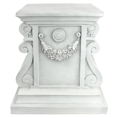 Design Toscano NG314100 Statuary Garden Base Riser, Large, Classic Plinth