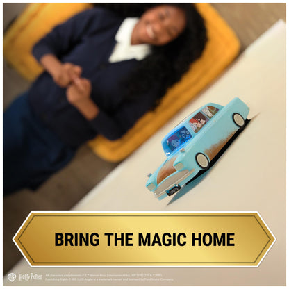 Wizarding World Harry Potter, Weasley’s Flying Remote Control Car with Zero Gravity Technology, Drives Indoors on Walls & Floors, Kids Toys for Ages 6 and up