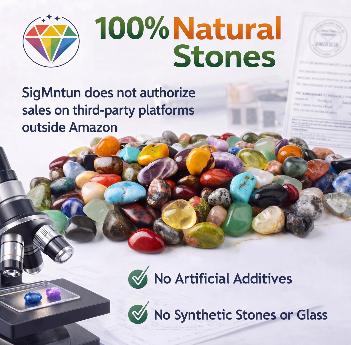 SigMntun Polished Amazonite Crystal Chips 200 Pcs - 0.3" 10 oz Tumbled Stone Chips Crushed Sea Glass Stones Healing Reiki Crystal Jewelry Making Home Decoration