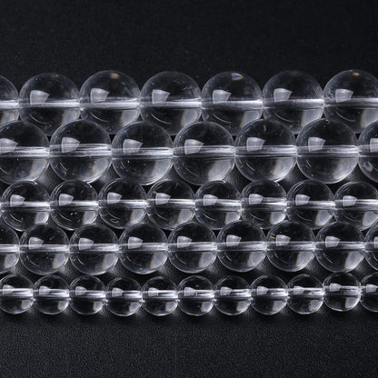 6MM 63PCS Clean Glass Spacer Loose Beads for Jewelry Making DIY Bracelet Necklace