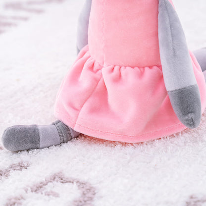 Lazada Stuffed Cat Dolls Animal Kitty Plush Toy Baby Girl Gifts Gray with Hair Band 16"