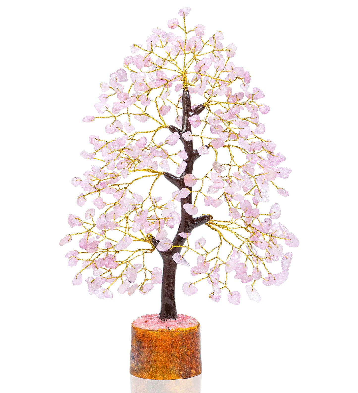 Crocon® Rose Quartz Crystals Tree, Birthday Gifts for Women & Men, Pink Home Decor for Shelf, Healing Crystals Spiritual Gift, House Warming Gift New Home, Birthday Gifts - Mom, Sister & Wife