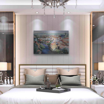 Luxe Metal Art 'Mosaic' by Esther Engelman, Metal Wall Art, 36"x24"