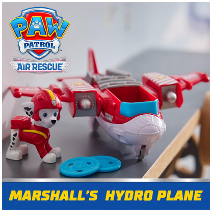 Paw Patrol Air Rescue Marshall Fire Fighter Rescue Plane with Launcher and 2 Bullets, Toys for Boys and Girls Ages 3+