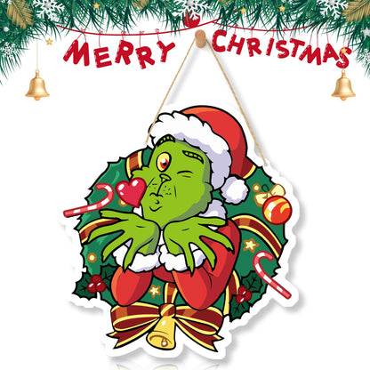 LOCOLY Christmas Decorations Hanging Signs Door Sign for Holiday Decor Ornaments for Christmas Tree