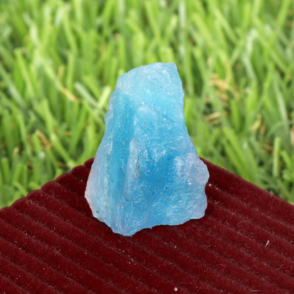 GEMHUB Loose Gemstones For Jewelry Makings Quality Sky Blue Aquamarine 14.00 Carat Natural Raw Rough Gemstone Necklace For Women
