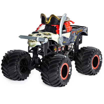 Monster Jam, Official Pirate's Curse Monster Truck, Collector Die-Cast Vehicle, 1:24 Scale, Kids Toys for Boys and Girls Ages 3 and up