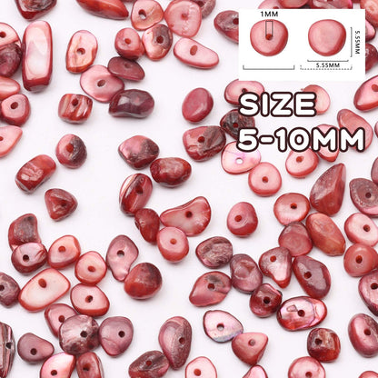 500 pcs Natural Chip Stone Beads, Rutile 5-8 mm Irregular Gemstones Healing Crystal Loose Bead for Jewelry Making Bracelet Crafting