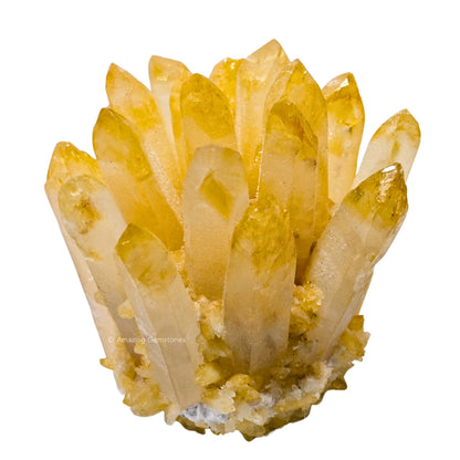 Amazing Gemstone Large Citrine Crystal Cluster Points for Meditation, Home Decor and Gift - Natural Quartz Crystals and Healing Stones for Enhance Energy with Large Crystals Points