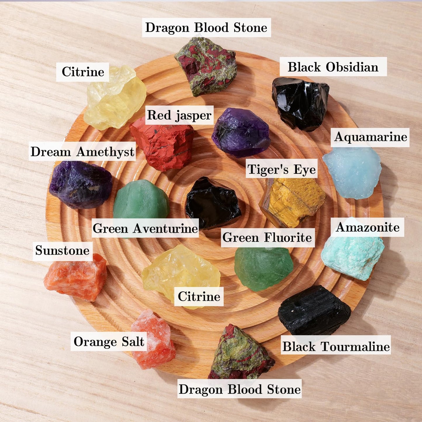 Apengshi Sunstone Raw Crystals 2PCS Natural Rough Rocks Healing Crystal and Stones DIY Raw Stones Meditation Fountain Garden Home Decor