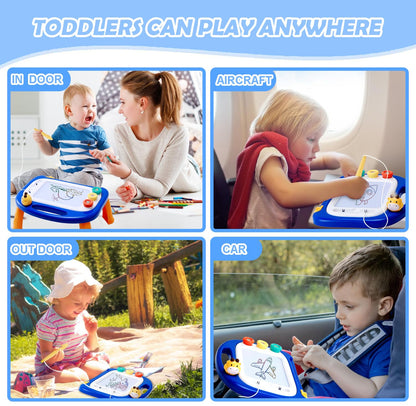 vusum Toddler Toys for 18M+ 2 3 Year Old Boys&Girls, Magnetic Drawing Doodle Board Kids Toy Etch A Pad Sketch,Toddle Boy Toy for Educational Learning of Age 18M+ 2 3 4 Boys & Girls Birthday