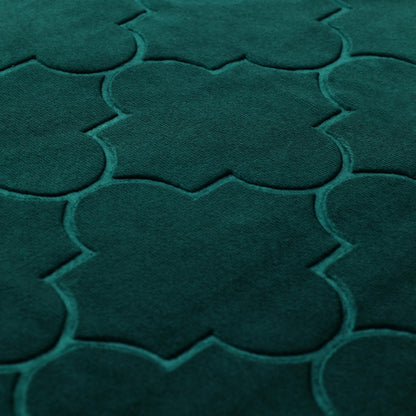 Islamika Prayer Mat Islamic Muslim Rug - Thick Padded mat Sajadah Men Women with Islam Prayer Beads for Eid Travel Ramadan, Soft and Padded (Green)