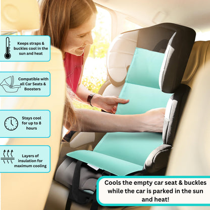 Swanoo Car Seat Cooling Pad, Stroller Cooling Pad with Ice Pack for Babies Toddler and Kids, Sun and Heat Cover Protector for Summer Carseat Cooler Liner…