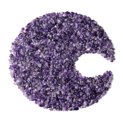 ZHIYUXI Amethyst Crystal Chips Fish Tank Gravel Vase Filler Stones Bulk Crushed Crystals Gemstone Polished Natural Quartz Stone Healing Crystals Glass Stones Fish Rocks