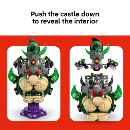 LEGO Super Mario Prince Florian & Castle Bowser Building Toy - Pretend Play Set for Boys & Girls, Ages 9+ - Building Blocks for Kids W/Digital Action & 4 Toy Figures - Gift Idea for Birthdays - 72042