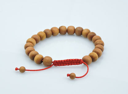 Tibetan Sandalwood Wrist Mala Bracelet for Meditation