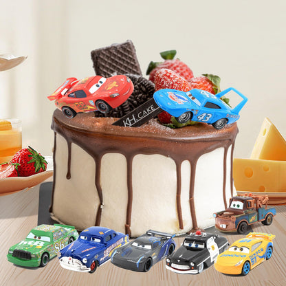 IYZEVK 8 Pcs Car Toys, Car Movie Die-cast Toy Car Set, 1:55 Ratio, Birthday Gifts for The Kids (8 Pieces)
