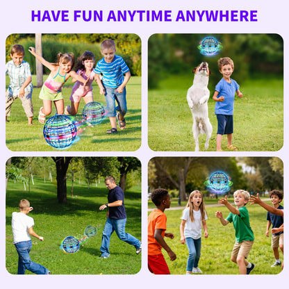 2025 AI Flying Orb Ball Toys, Galaxy Cosmic Globe Boomerang Hover Ball, Hand Drone Orbit, Galactic Fidget Spinning, Birthday Cool Stuff for 6 7 8 9 10+ Year Old Boys Girls Teens Outdoor