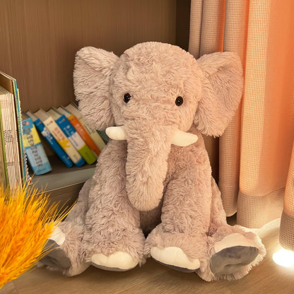 UBABER 19.2 Inch Large Elephant Stuffed Animals,Clever Elephant Plush Toy for Kids, for Girls and Women,Super Soft Room Decoration(Gray).