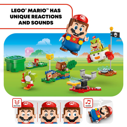LEGO Super Mario Adventures with Interactive Mario, Bowser Jr.’s Clown Car Playset Vehicle, Yoshi Toy & Playset, Nintendo Toy Gift for Boys, Girls and Gamers Ages 6 and Up, 71439