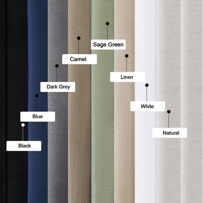OWENIE Bob 1 PCS Light Green Valances for Windows, Faux Linen Textured Kitchen Window Curtains Valance for Bedroom Living Room, Modern Soft Airy Solid Rod Pocket Bathroom Cafe Curtain, 60Wx14L Inch
