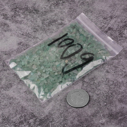 Natural Green Aventurine Polished Chips Crushed Tumbled Stone Crystal Healing Embellishments 100 grams