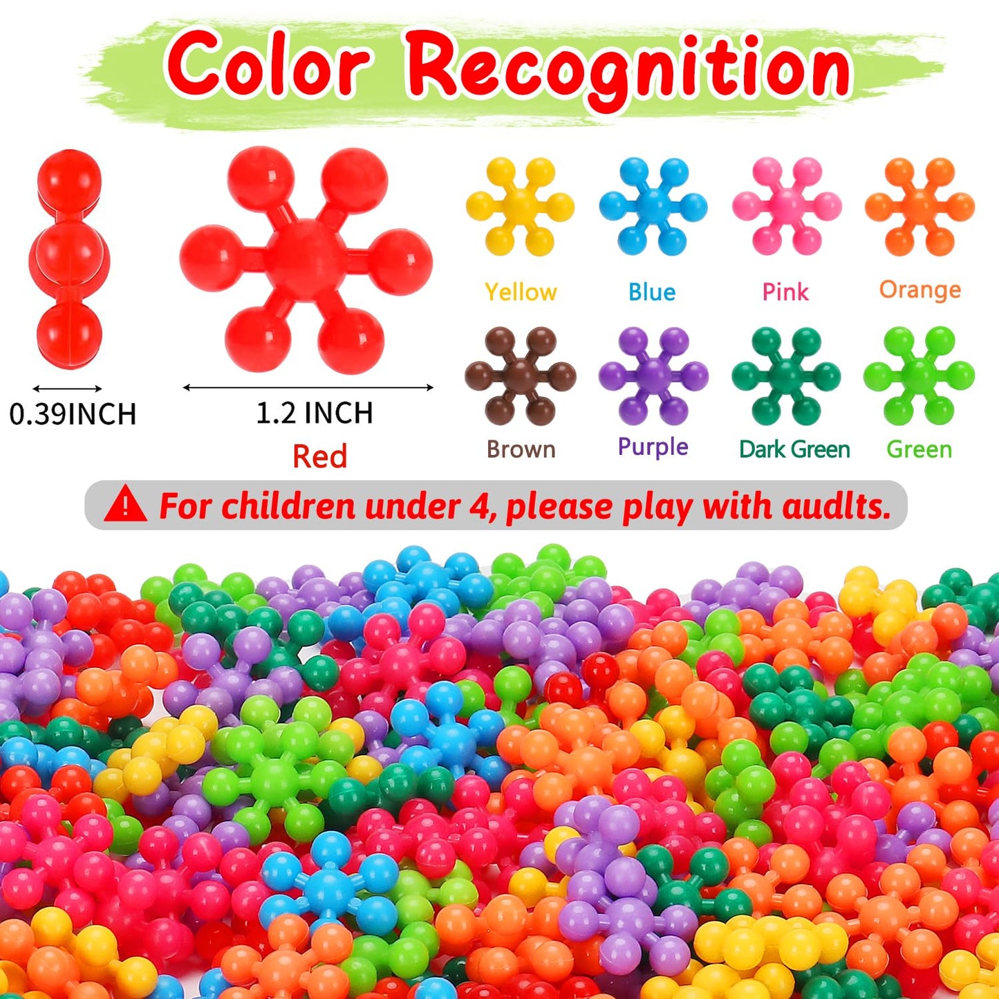 Kids Building STEM Toys for 3 4 5 6+ Year Old Boy Girl Birthday Gifts, 300PCS Educational Interlocking Discs Building Blocks for Kids Ages 3-5 4-8 5-7 Preschool Manipulatives Classroom Must Have