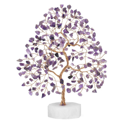 Amethyst Tree of Life - Crystal Chakra Tree for Positive Energy, Thoughtful Gift for Women