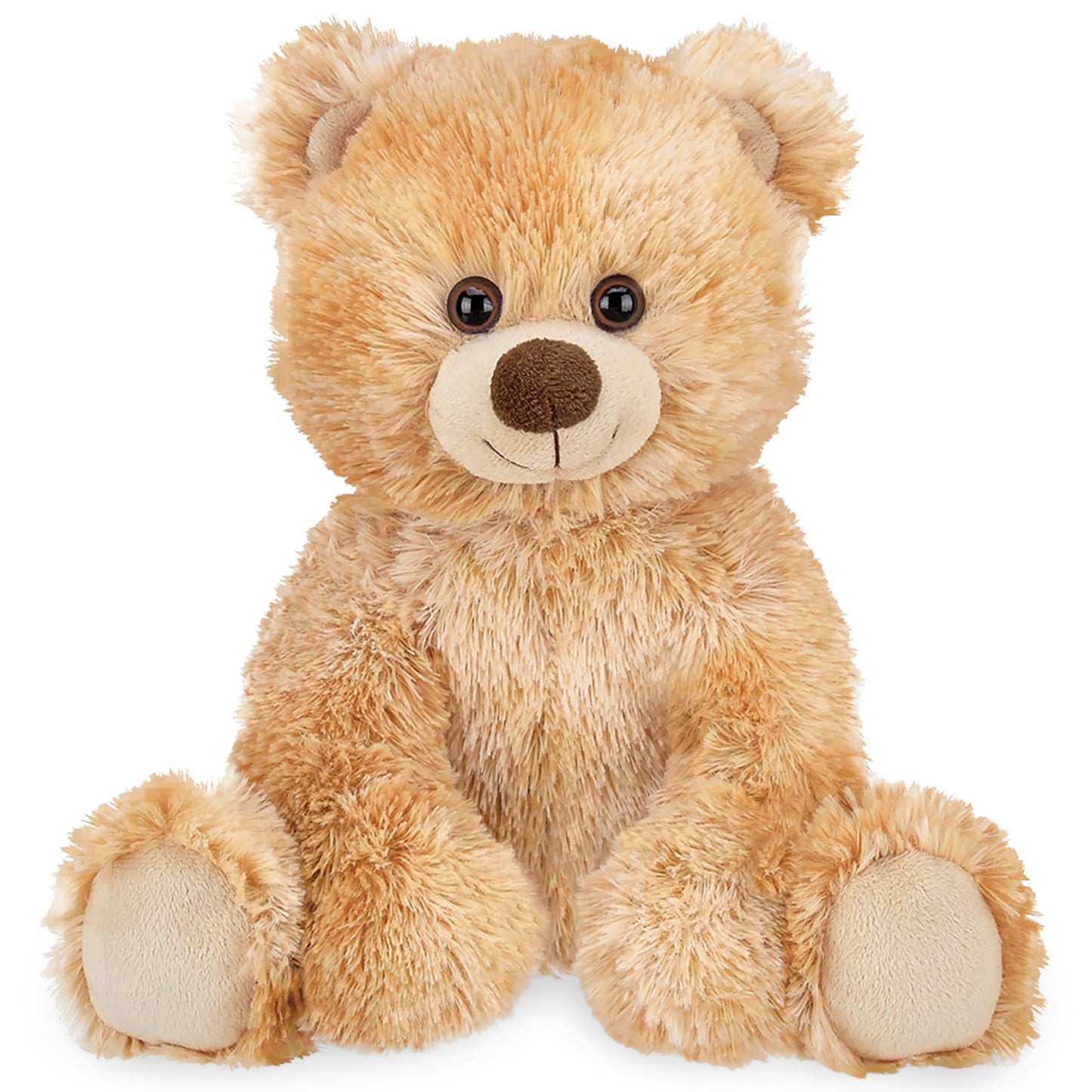 Bearington Lil’ Kipper Classic Teddy Bear Stuffed Animal Plush Toy - 11.5" Soft Brown Plush with Cute Nose and Floppy Body - Huggable Teddy Bear Gift for Kids, Babies, Boyfriend, and Collectors