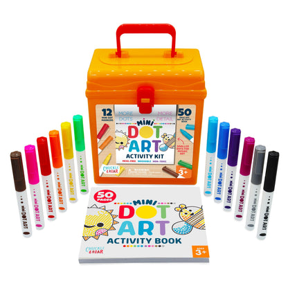 Chuckle & Roar - Mini Dot Activity Kit - Arts & Crafts Fun for Toddlers - Spark Your Preschooler's Imagination - Ages 3 and Up