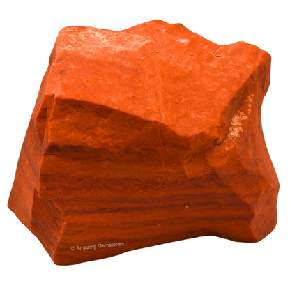 Amazing Gemstone Red Jasper Raw Crystals and Healing Stones, Natural Rocks For Tumbling - DIY Raw Stones And Crystals (1 Piece)