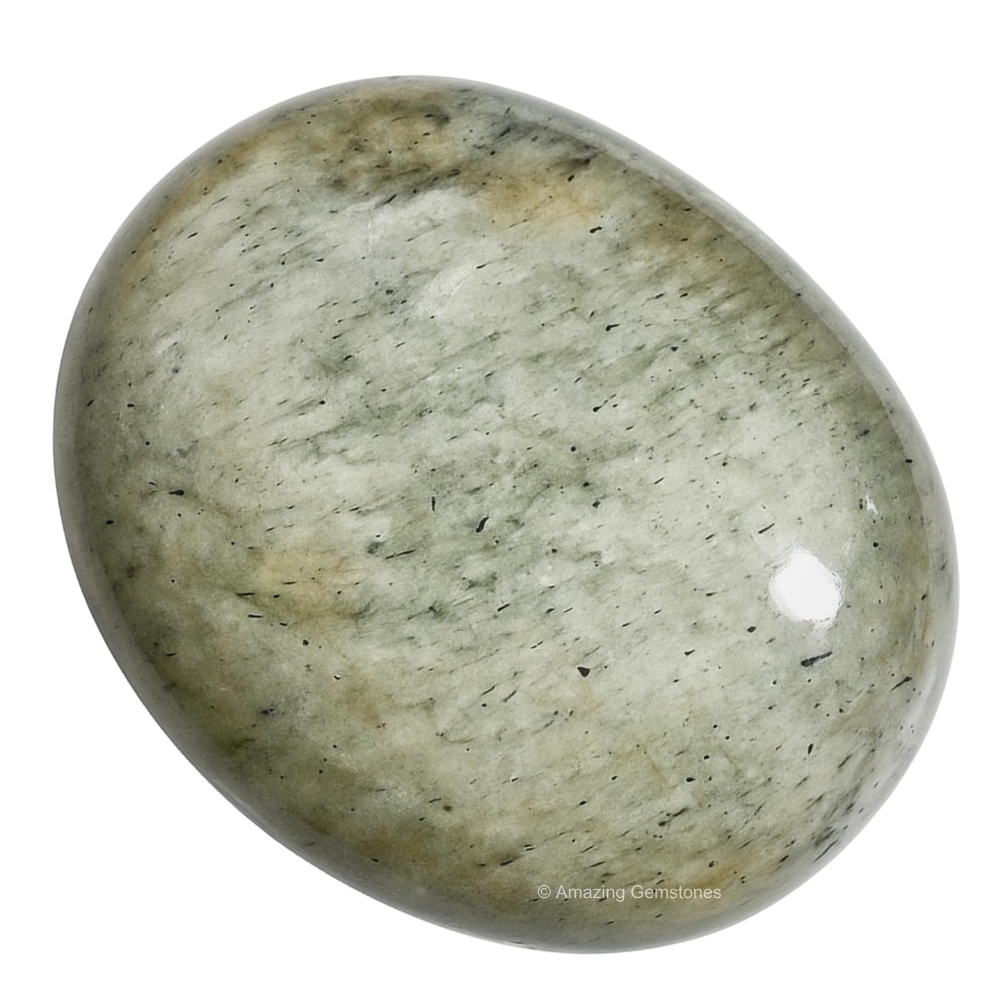 Amazing Gemstone Chrysoberyl Cats Eye Crystals and Healing Stones - Large Palm Stone Crystals Piedra - Crystal for Good Luck, Positive Energy, Meditation - Unique Stocking Stuffers, Gifts for Women